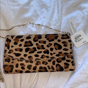brand new leopard / cheetah print purse